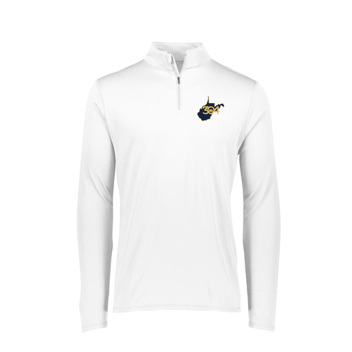 [FTLQFLWH-FAXS-LOGO2] Decker Women's Flex-Lite 1/4 Zip Shirt (Female Adult XS, White, Logo 2)