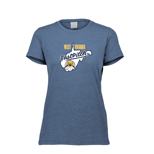 [FTSCUBNV-FAXS-LOGO1] Decker Women's Tri-Blend T-Shirt - Short Sleeve (Female Adult XS, Navy, Logo 1)