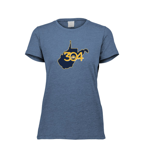 [FTSCUBNV-FAXS-LOGO2] Decker Women's Tri-Blend T-Shirt - Short Sleeve (Female Adult XS, Navy, Logo 2)