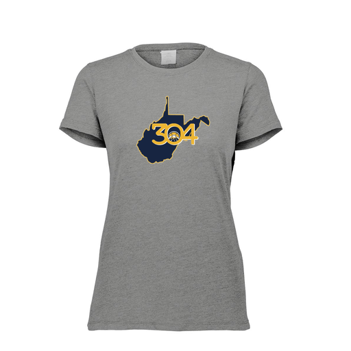 [FTSCUBGY-FAXS-LOGO2] Decker Women's Tri-Blend T-Shirt - Short Sleeve (Female Adult XS, Gray, Logo 2)