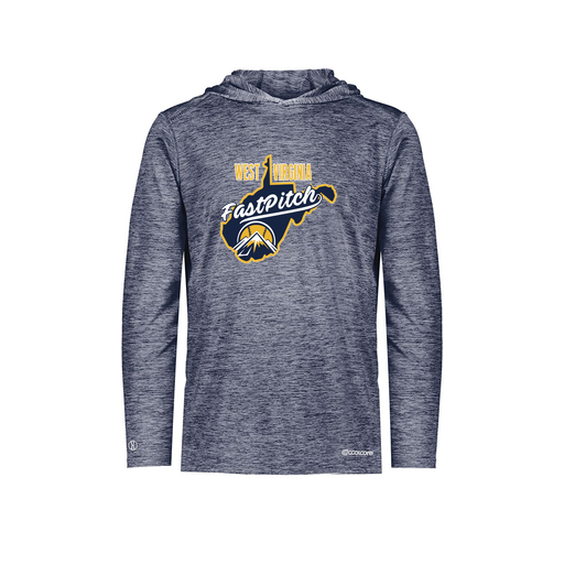 [FOLHCGNV-AS-LOGO3] Decker Men's Charge Hoodie (Adult S, Navy, Logo 3)