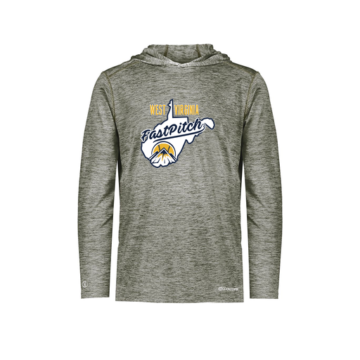 [FOLHCGGY-AS-LOGO1] Decker Men's Charge Hoodie (Adult S, Gray, Logo 1)