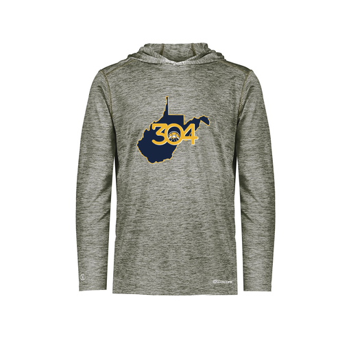 [FOLHCGGY-AS-LOGO2] Decker Men's Charge Hoodie (Adult S, Gray, Logo 2)