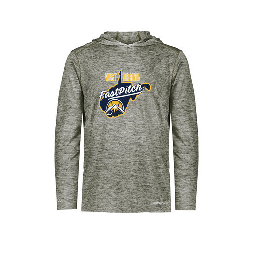 [FOLHCGGY-AS-LOGO3] Decker Men's Charge Hoodie (Adult S, Gray, Logo 3)