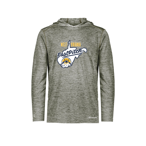 [FOLHCGGY-YS-LOGO1] Decker Youth Charge Hoodie (Youth S, Gray, Logo 1)