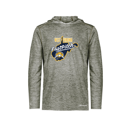 [FOLHCGGY-YS-LOGO3] Decker Youth Charge Hoodie (Youth S, Gray, Logo 3)