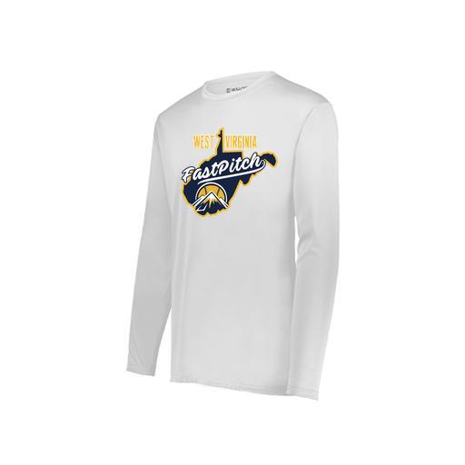[222822.005.XS-LOGO3] Men's LS Smooth Sport Shirt (Adult XS, White, Logo 3)